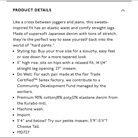 Madewell Pull-On Relaxed Jeans in Bellview Wash - Picture 9 of 9